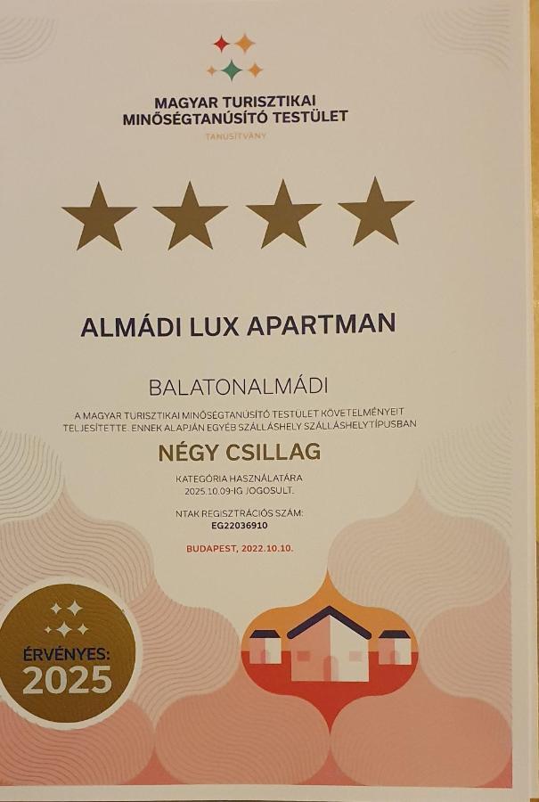 Luxury Apartments In Balatonalmadi, Almadi Lux Apartman I - Ocean Blue Exteriör bild